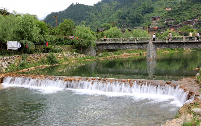 Обои картинки фото природа, реки, озера, дамба, река