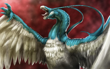 Картинка фэнтези драконы пасть когти