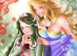 Картинка рисованные люди девушки взгляд