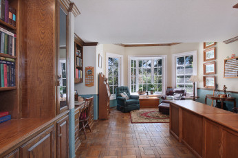 Картинка интерьер кабинет +библиотека +офис дизайн стиль мебель