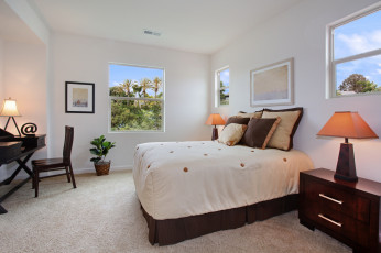 Картинка интерьер спальня дизайн стиль мебель столовая