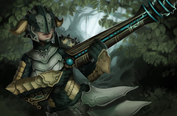 Картинка фэнтези роботы +киборги +механизмы доспехи