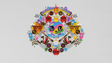 Картинка рисованные минимализм смайликы