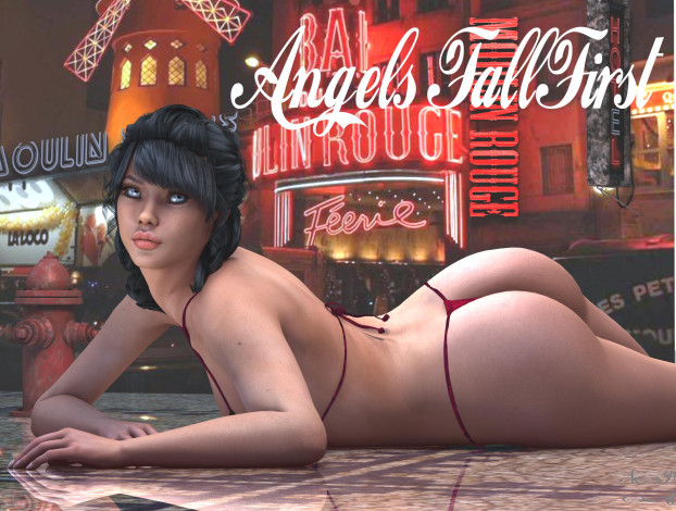 Обои картинки фото 3д графика, люди , people, взгляд, девушка, купальник