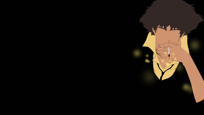 Обои картинки фото рисованные, люди, мальчик, сигарета