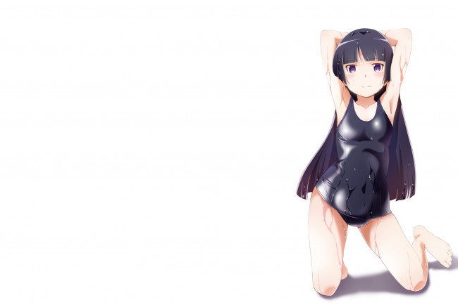 Обои картинки фото аниме, oreimo, ore, no, imouto, ga, konna, ni, kawaii, wake, nai, gokou, ruri