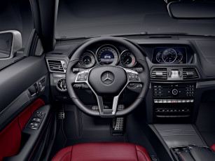 Картинка автомобили спидометры торпедо mercedes-benz e 500 coupe v8 edition c207 2015г