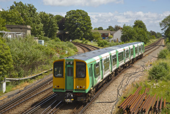 Картинка техника поезда железная дорога рельсы локомотив состав