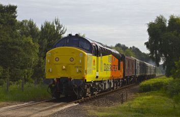 Картинка техника поезда железная дорога рельсы локомотив состав