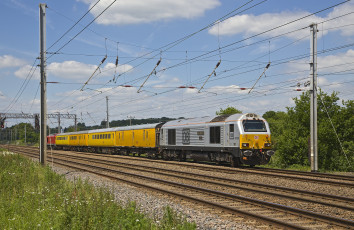 Картинка техника поезда железная дорога рельсы локомотив состав