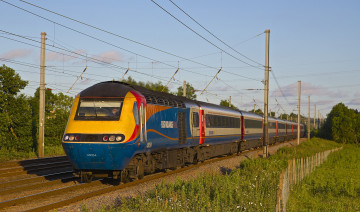 Картинка техника поезда железная дорога рельсы локомотив состав