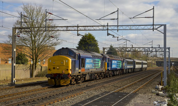 Картинка техника поезда железная дорога рельсы локомотив состав