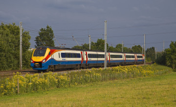 Картинка техника поезда железная дорога рельсы локомотив состав