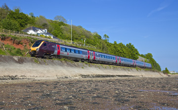 Картинка техника поезда железная дорога рельсы локомотив состав