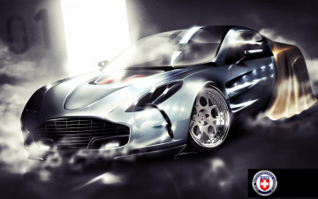 Картинка автомобили 3д aston 3d 77 one