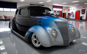 Картинка автомобили hotrod dragster ford