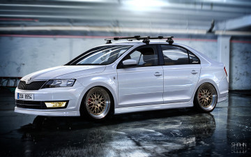 Картинка автомобили виртуальный+тюнинг skoda rapid
