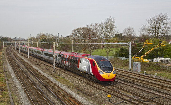 Обои картинки фото техника, поезда, железная, дорога, рельсы, локомотив, состав