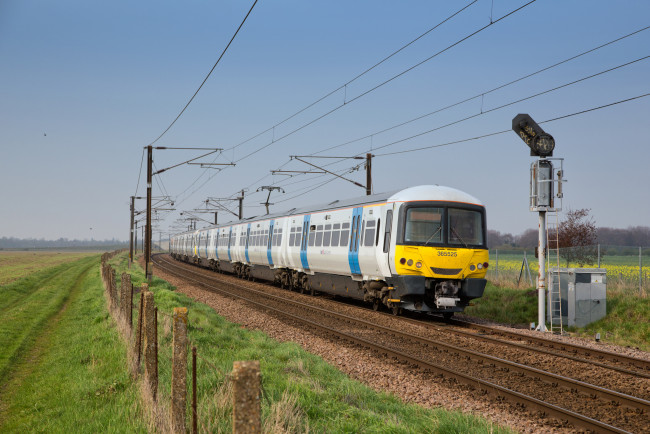 Обои картинки фото техника, электровозы, железная, дорога, рельсы, локомотив, состав