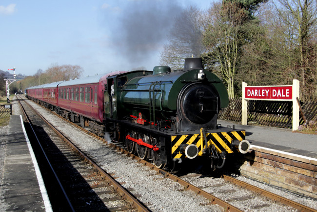 Обои картинки фото техника, паровозы, железная, дорога, рельсы, паровоз