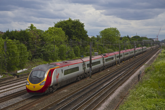 Обои картинки фото техника, поезда, железная, дорога, рельсы, локомотив, состав