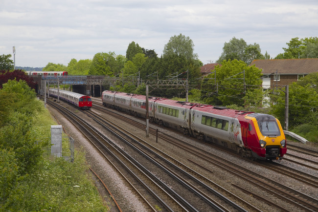 Обои картинки фото техника, поезда, железная, дорога, рельсы, локомотив, состав