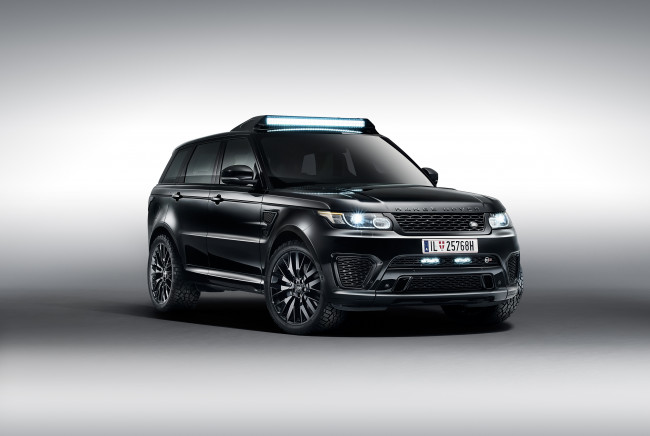 Обои картинки фото автомобили, range rover, range, rover, sport, svr, 007, spectre, 2015г