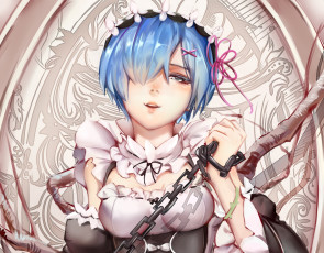 Картинка аниме re +zero+kara+hajimeru+isekai+seikatsu рем