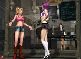 обоя 3д графика, люди , people, фон, взгляд, девушка