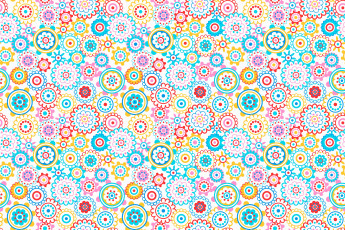 Картинка векторная+графика цветы+ flowers цветы узор круги