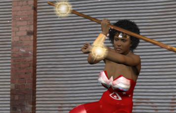 Картинка 3д+графика фантазия+ fantasy девушка фон взгляд