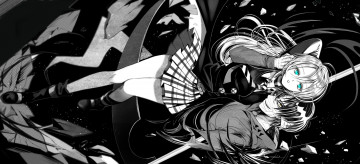 Картинка аниме satsuriku+no+tenshi парень девушка