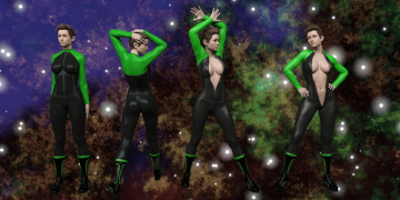 Картинка 3д+графика фантазия+ fantasy взгляд девушки фон