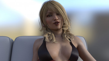 Картинка 3д+графика люди+ people фон взгляд девушка