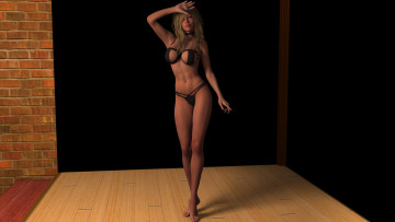 Картинка 3д+графика люди+ people взгляд девушка фон