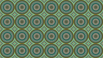 обоя векторная графика, графика , graphics, зеленый, узор, орнамент, круги