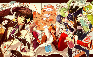 Картинка аниме glass+heart+princess персонажи