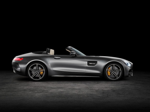 Обои картинки фото автомобили, mercedes-benz, mercedes-amg, gt, c, 2016г, r190, roadster