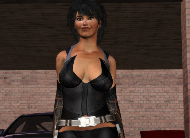 Обои картинки фото 3д графика, люди , people, фон, взгляд, девушка