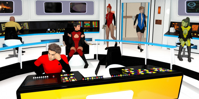 Обои картинки фото 3д графика, фантазия , fantasy, фон, взгляд, девушки