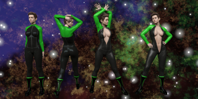 Обои картинки фото 3д графика, фантазия , fantasy, взгляд, девушки, фон