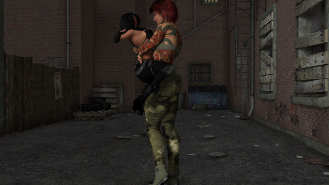 Обои картинки фото 3д графика, люди , people, взгляд, фон, девушка