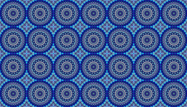 Обои картинки фото векторная графика, графика , graphics, орнамент, круги, синий, узор