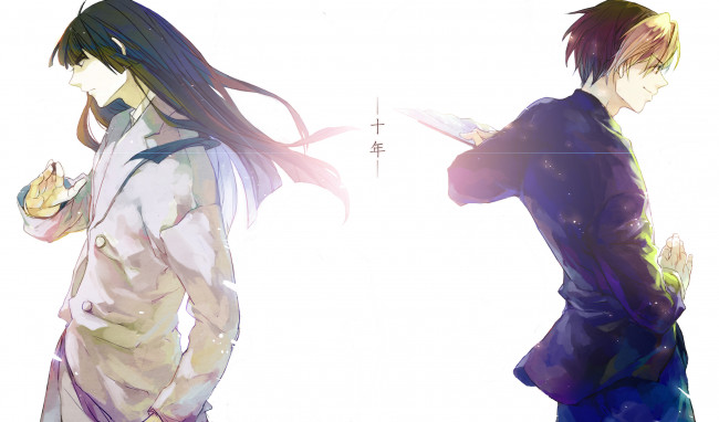 Обои картинки фото аниме, hikaru no go, парни