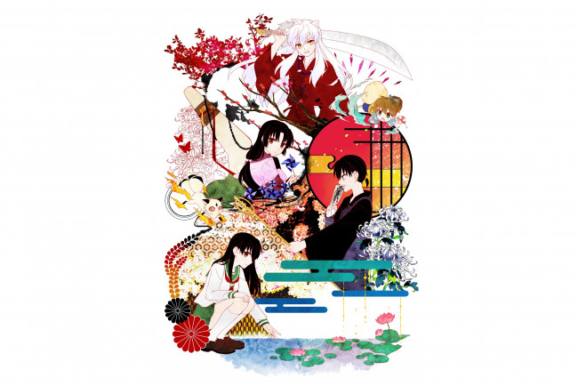 Обои картинки фото аниме, inuyasha, инуяша