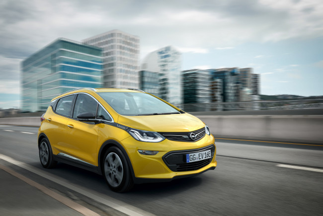 Обои картинки фото автомобили, opel, 2016г, ampera-e