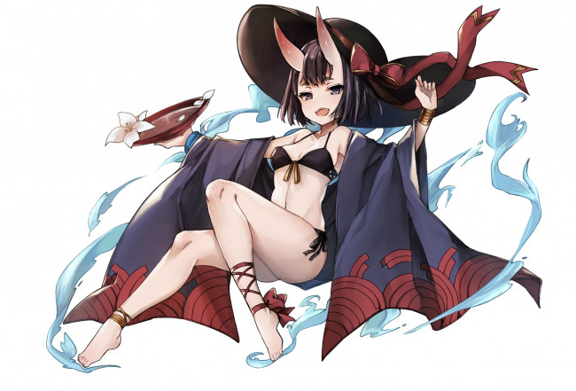 Обои картинки фото аниме, fate, stay night, shuten, douji