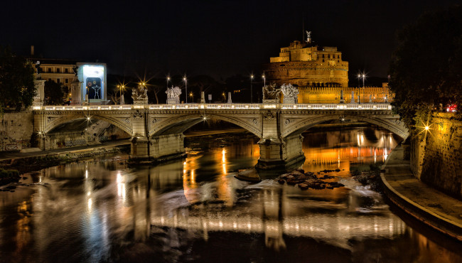 Обои картинки фото summer nights,  rome, города, рим,  ватикан , италия, простор