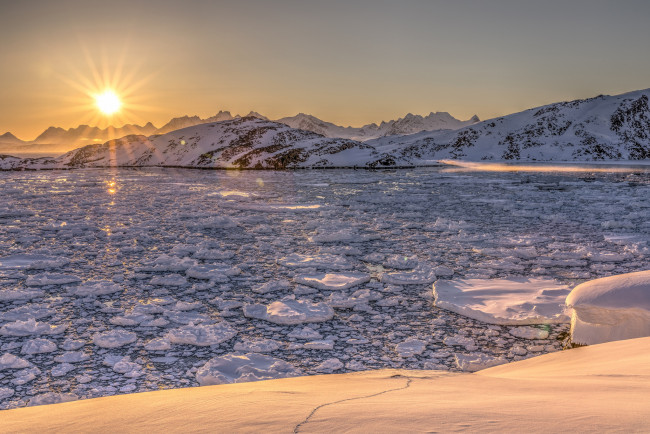 Обои картинки фото природа, айсберги и ледники, простор