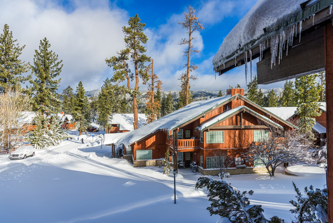 Обои картинки фото природа, зима, простор